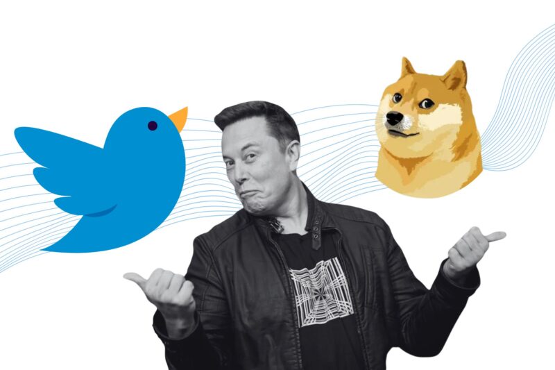 Elon Musk changes Twitter logo to Doge