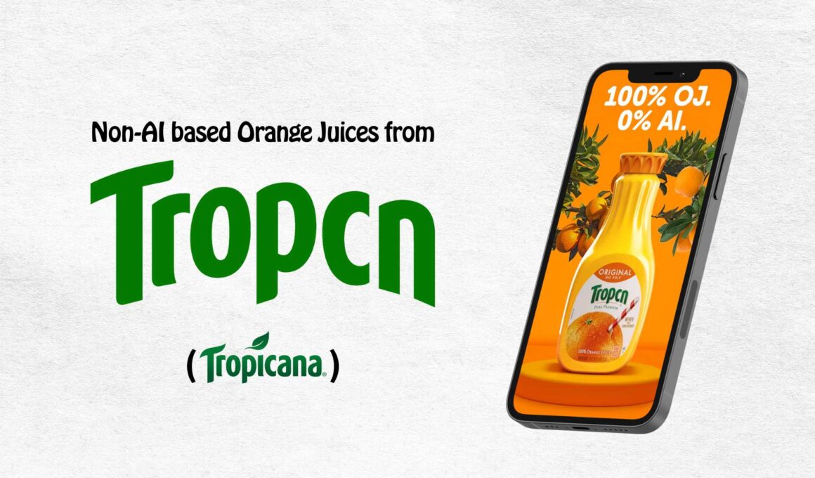 Non-AI based Orange Juices from "Tropcn" (Tropicana)