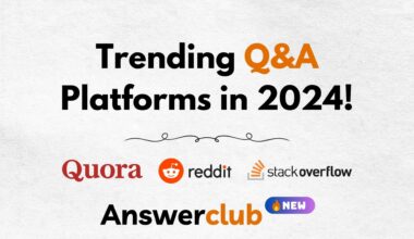Trending Q&A platforms in 2024 - TechTrends